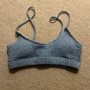 Shein bikini top, light blue, size XS